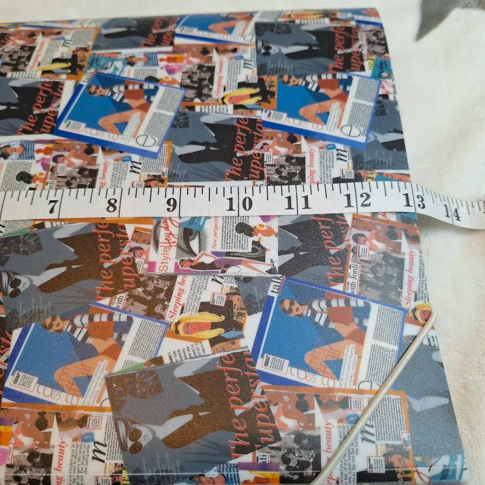 Fashion Magazine Cover Plastic Expanding File Folder Office‎ Business Organizer
